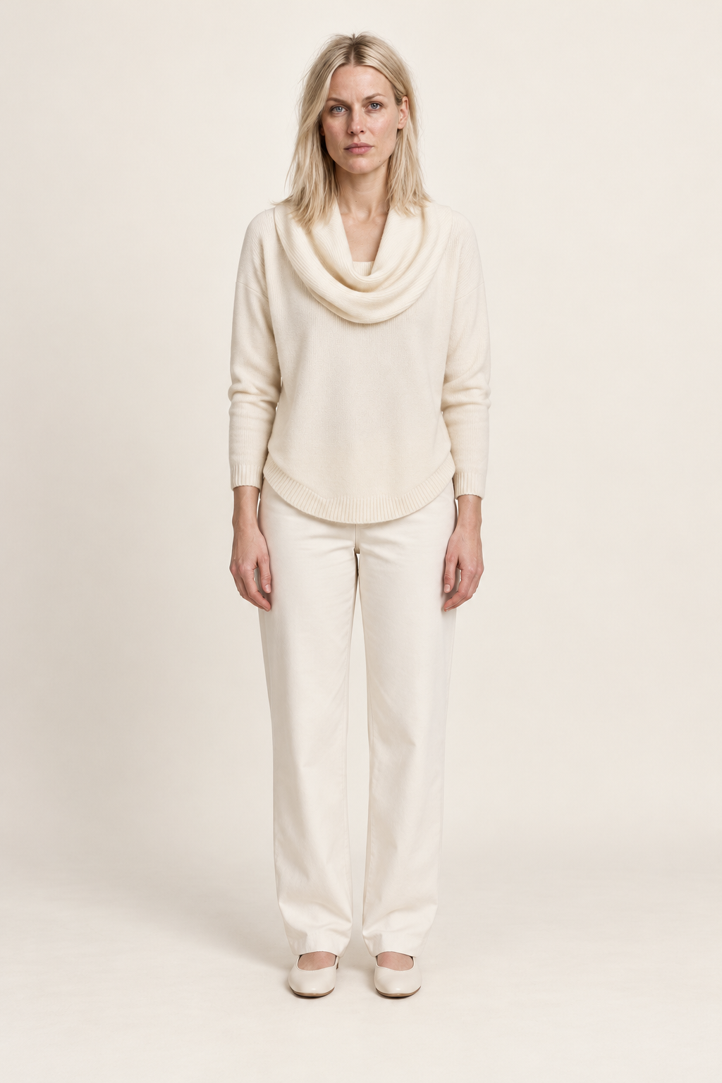 Mirabel | Cowl-Neck Knit Jumper