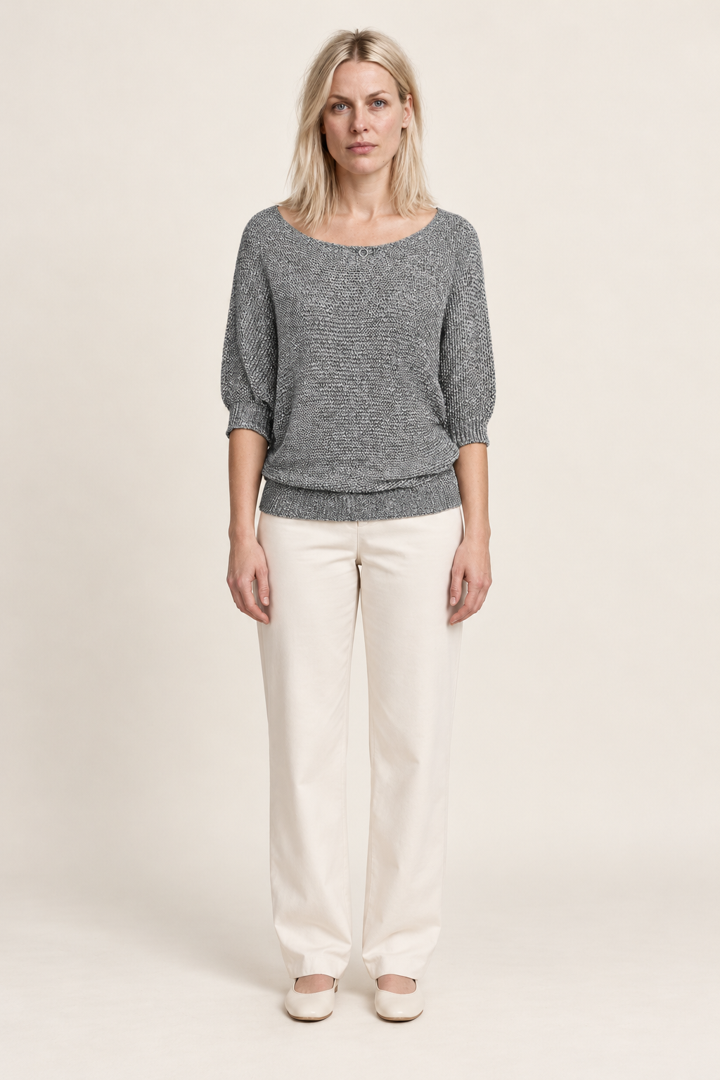 Pascale | Round-Neck Knit Jumper