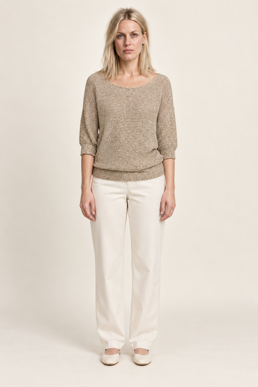 Pascale | Round-Neck Knit Jumper