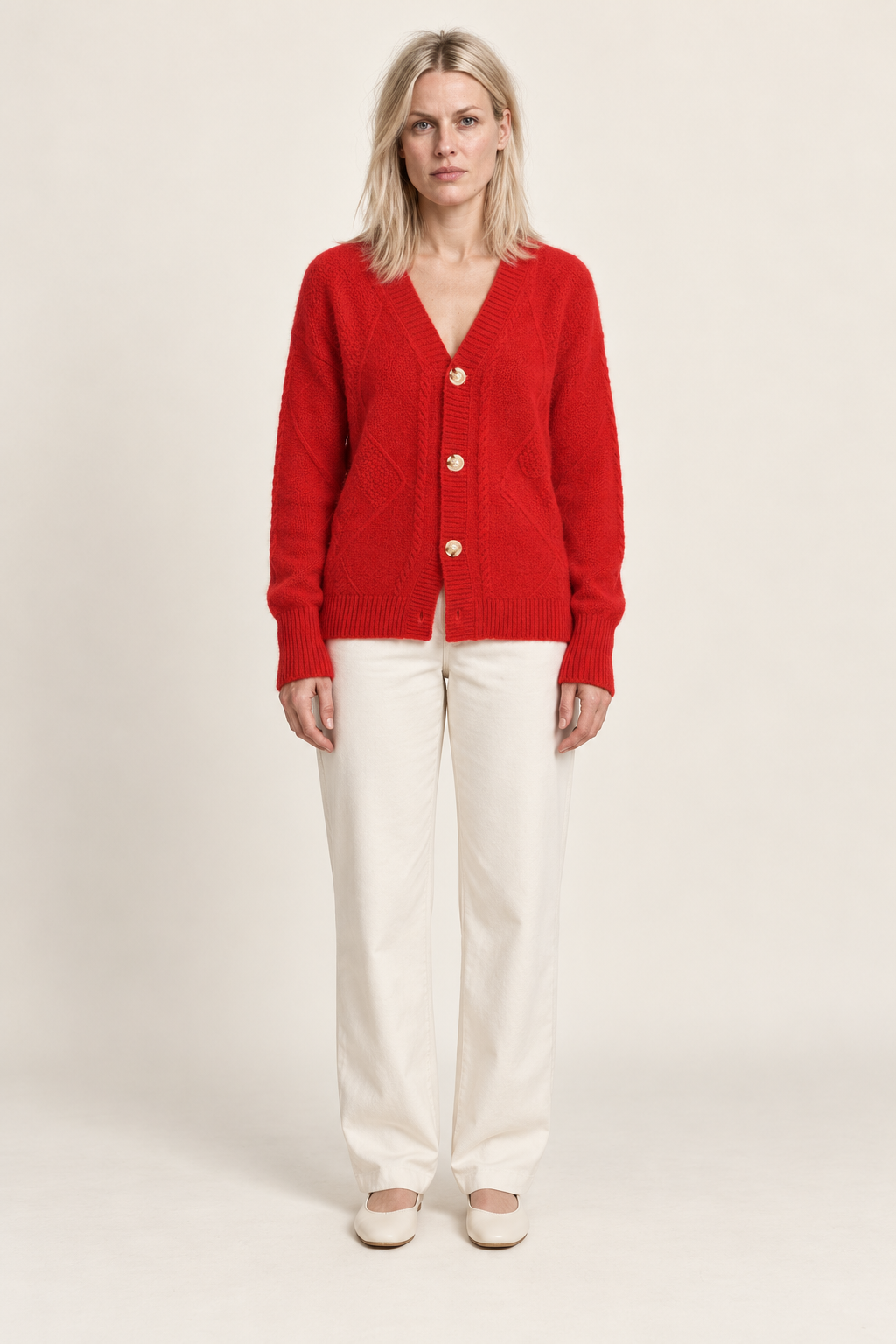 Éloise | Cable-Knit Cardigan