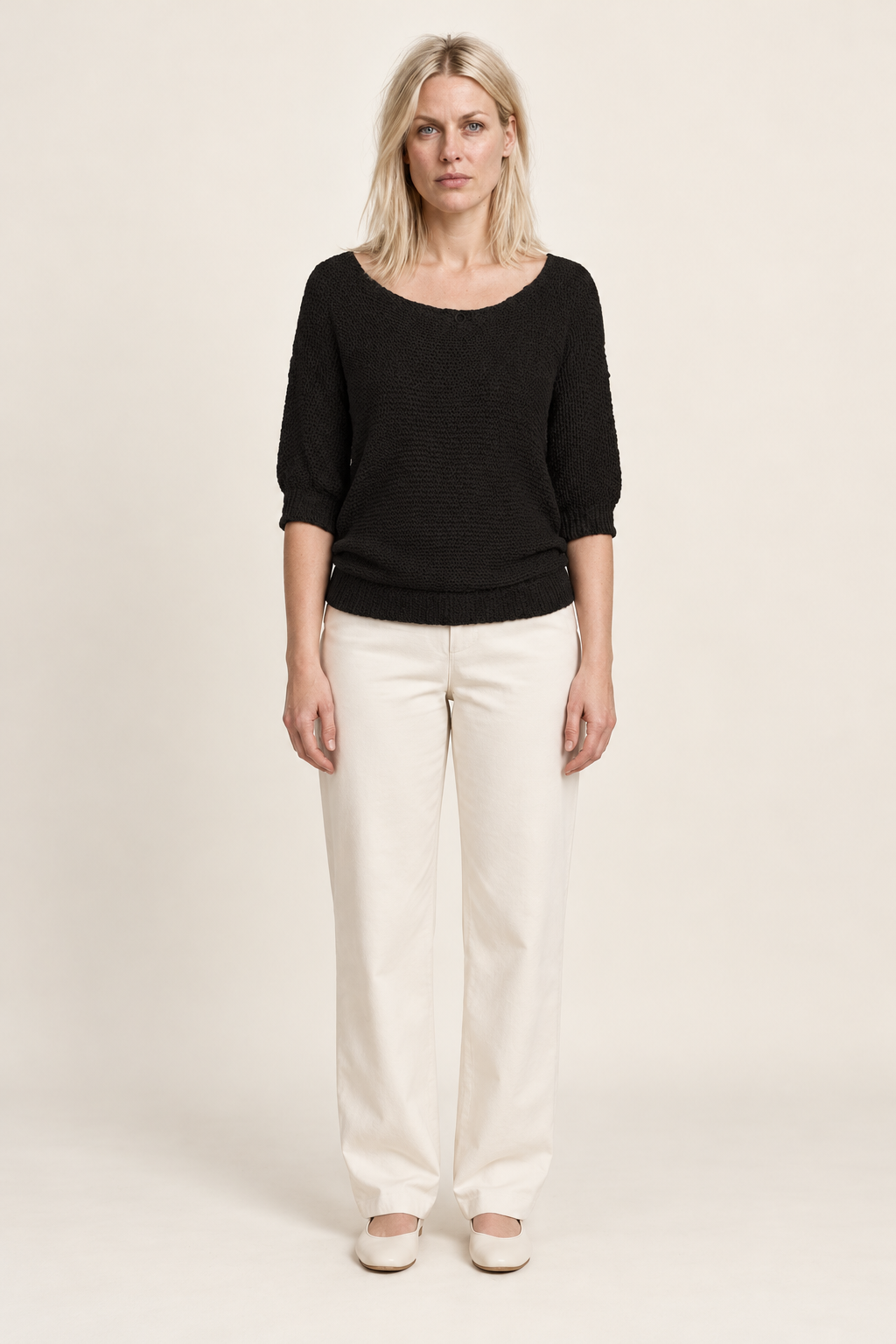 Pascale | Round-Neck Knit Jumper