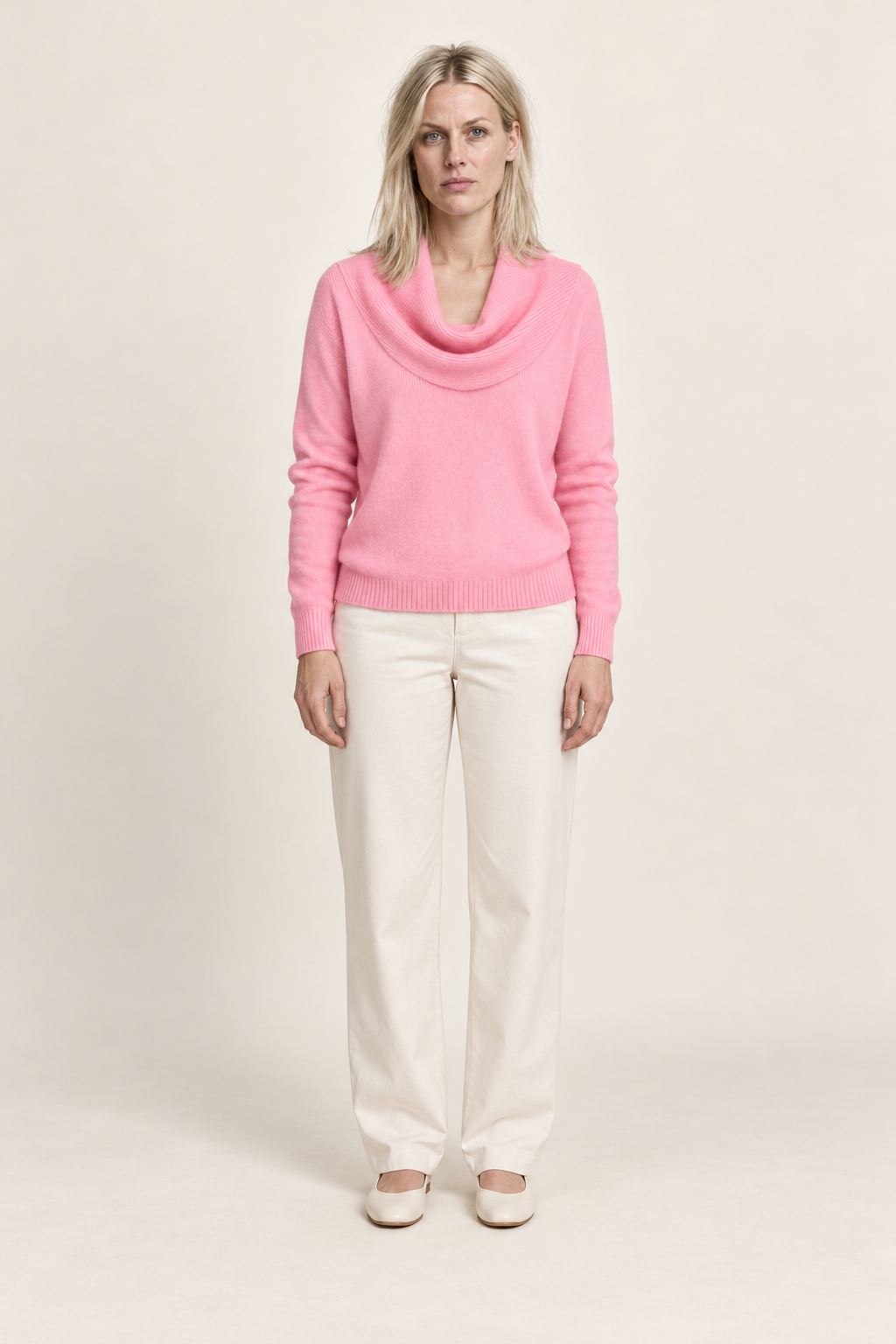 Mirabel | Cowl-Neck Knit Jumper