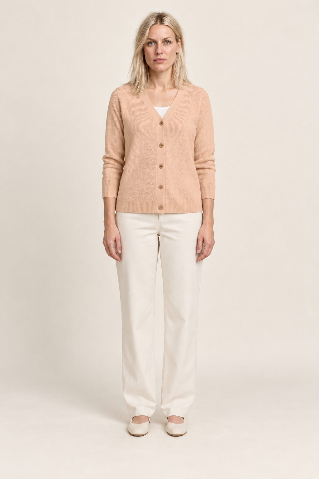 Wena | V-Neck Button-Front Cardigan