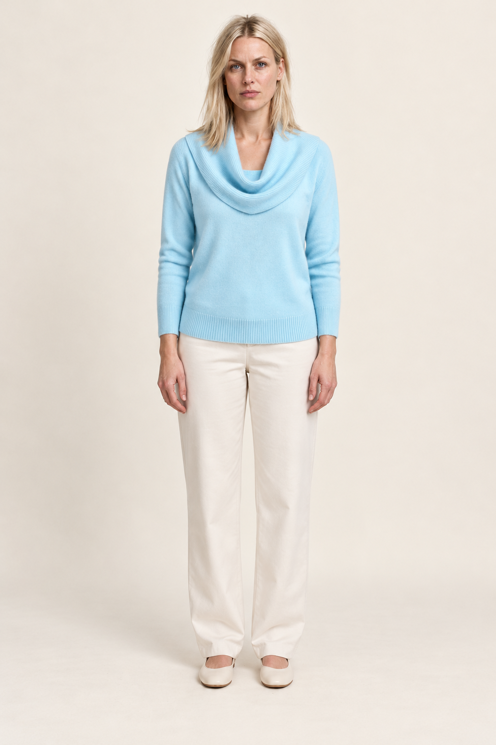 Mirabel | Cowl-Neck Knit Jumper