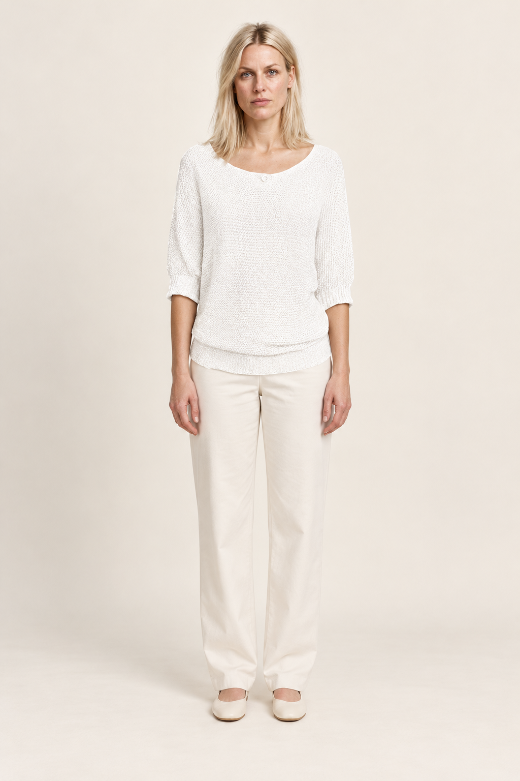 Pascale | Round-Neck Knit Jumper