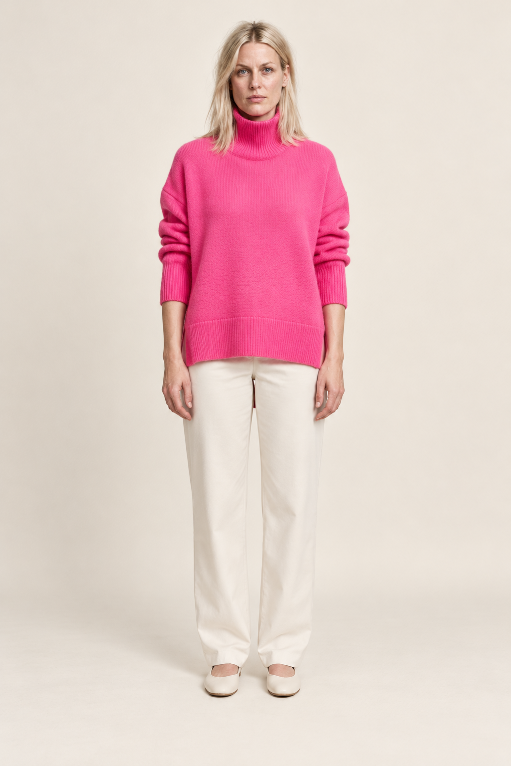Orla | Roll Neck Oversized Poncho