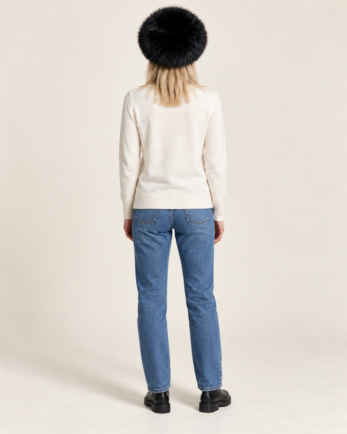 Arja | Long-Pile Rolled-Brim Faux Fur Hat