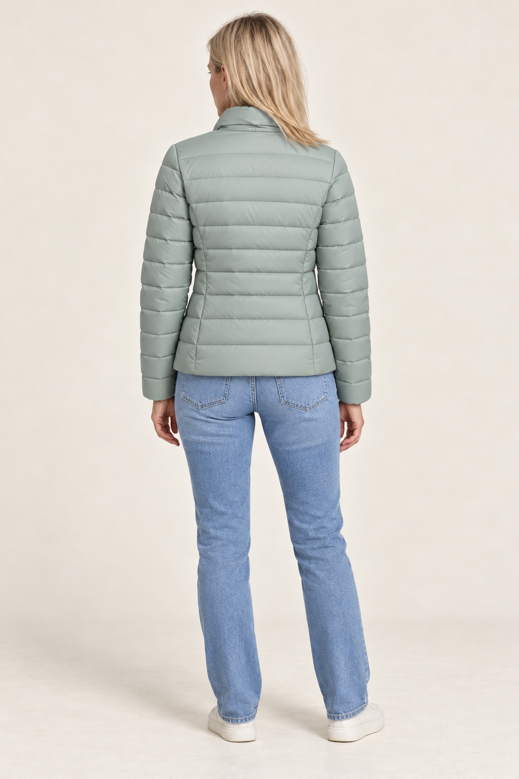 Kirsi | Stand-Collar Channel-Quilted Zip-Up Puffer Jacket