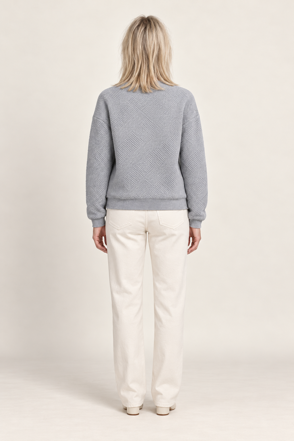 Florence | Textured Zip-Up Bomber Jacket