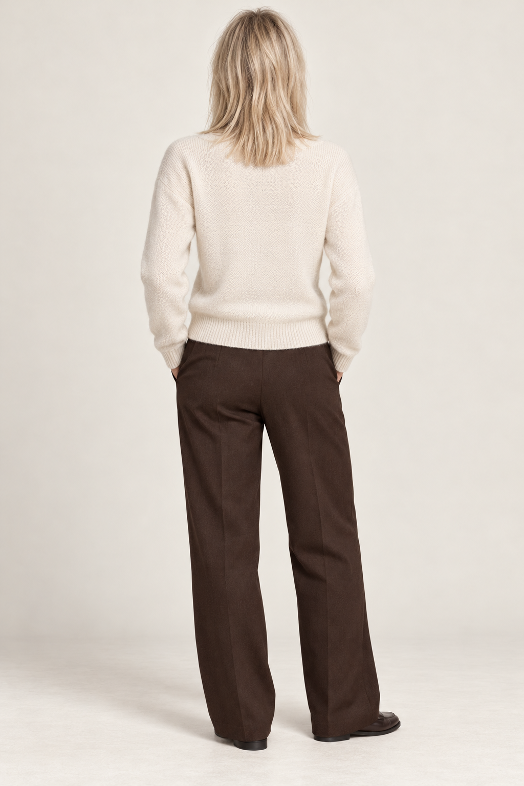 Ilse | Brushed V-Neck Button Cardigan
