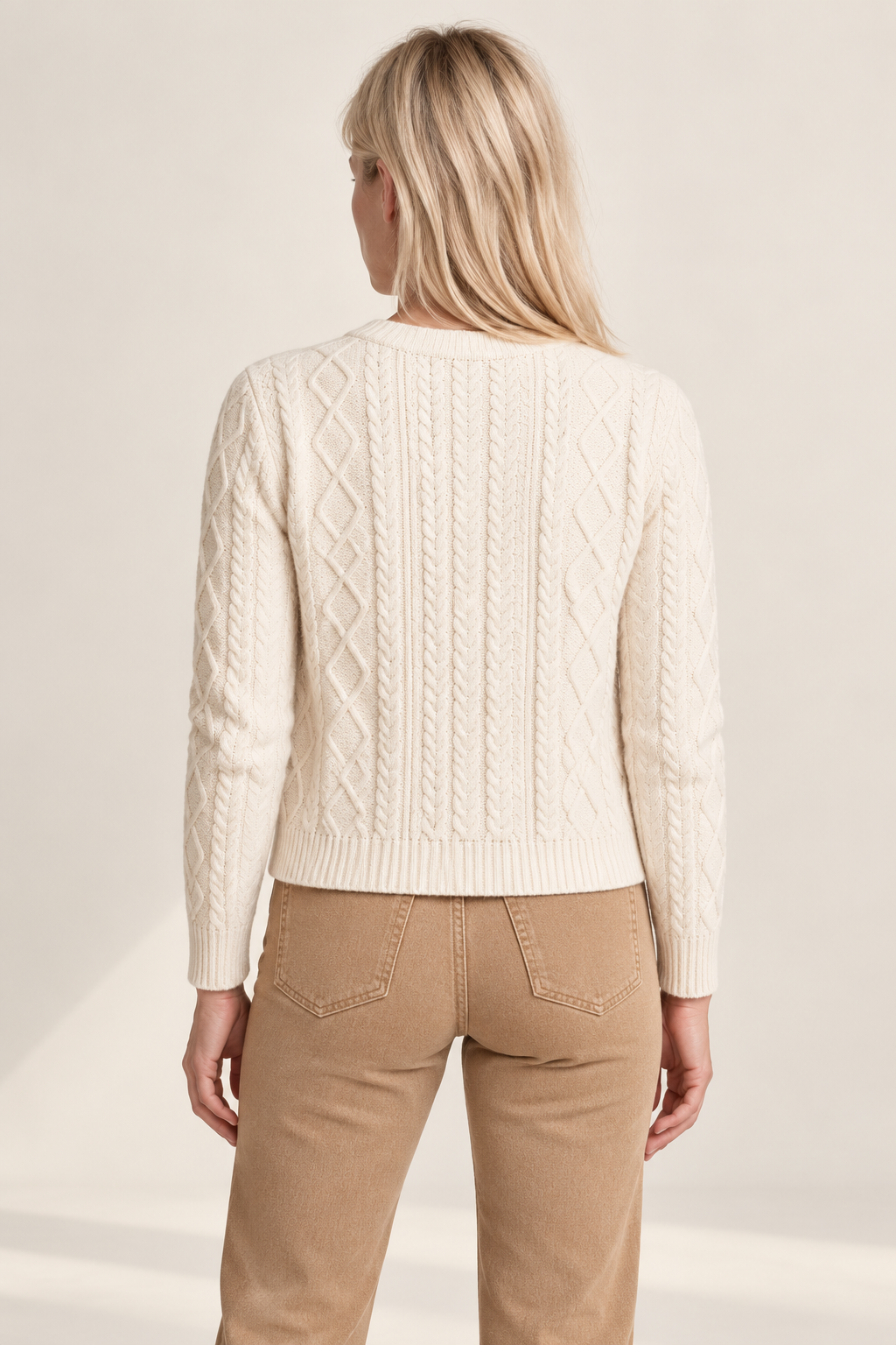 Letitia | Cable-Knit Button Cardigan