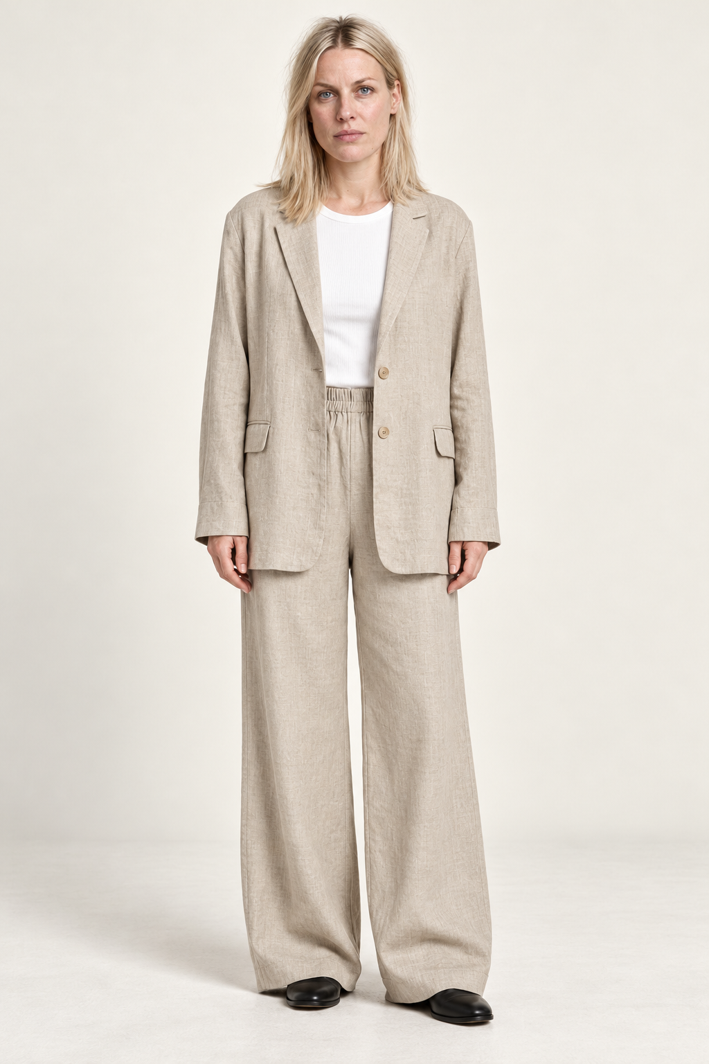 Tamar | Oversized Shirt and Wide-Leg Trouser Set