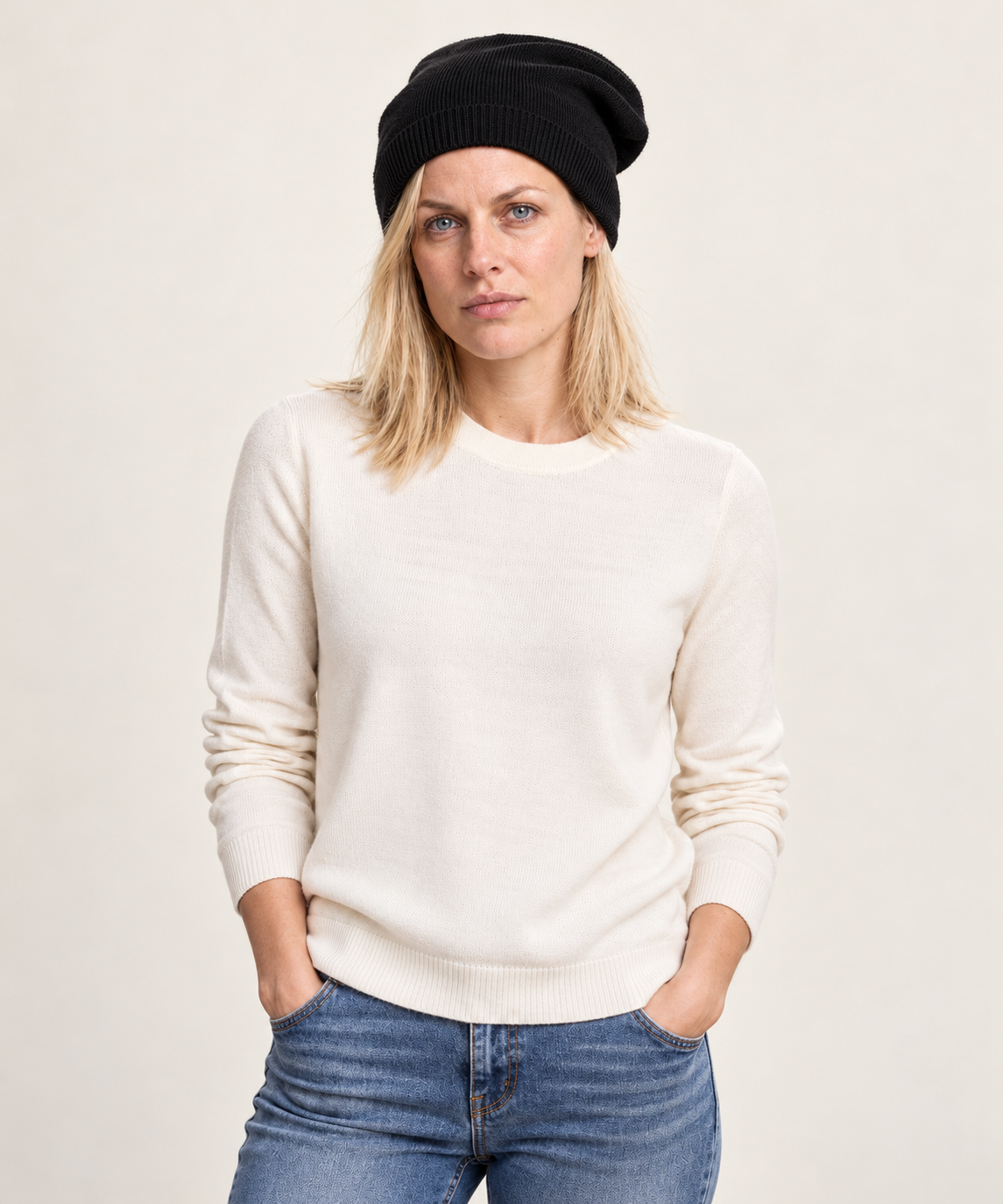 Anahit | Slouchy Fine-Knit Beanie