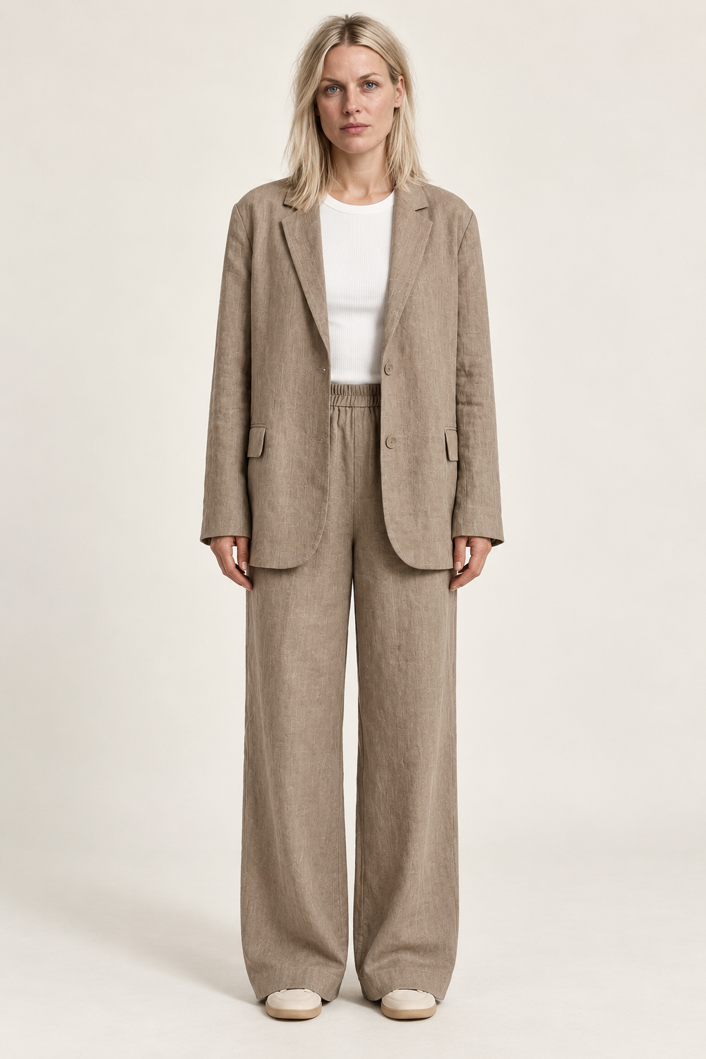 Tamar | Oversized Shirt and Wide-Leg Trouser Set