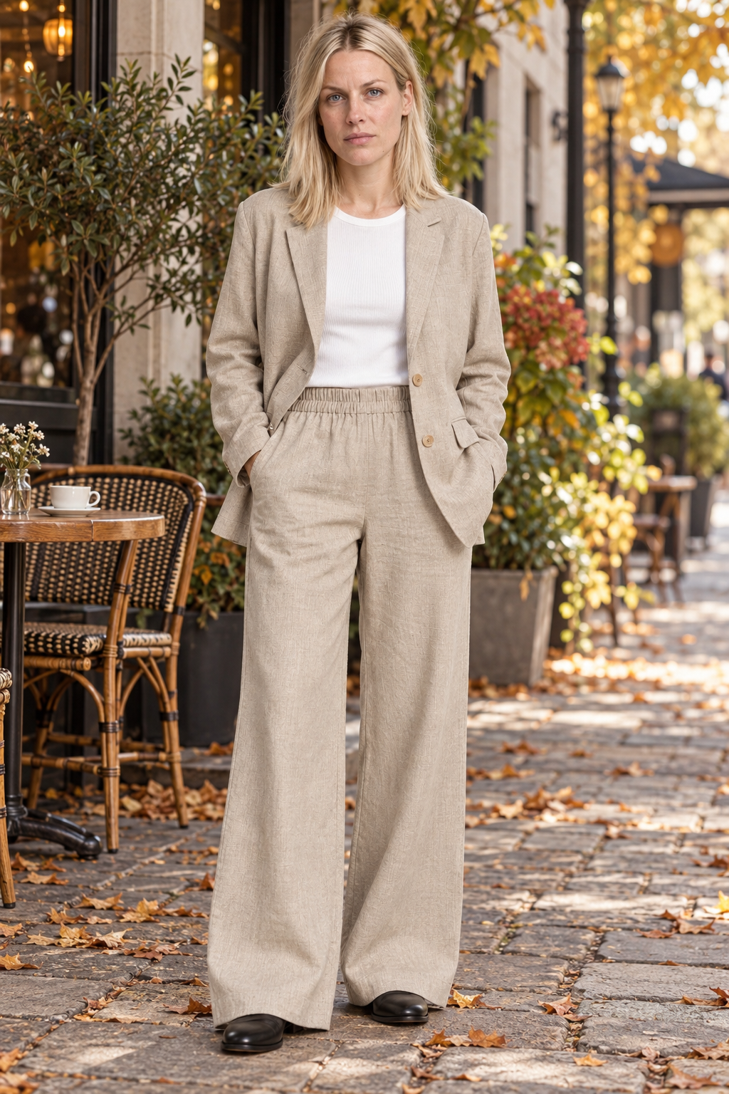 Tamar | Oversized Shirt and Wide-Leg Trouser Set