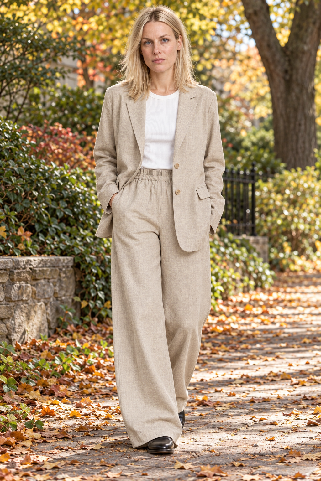 Tamar | Oversized Shirt and Wide-Leg Trouser Set