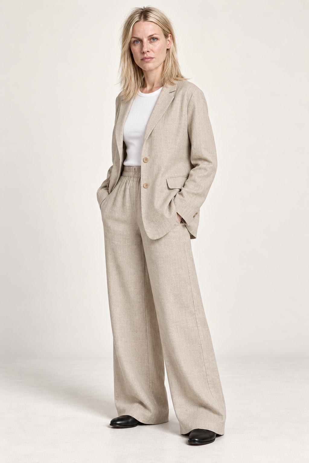 Tamar | Oversized Shirt and Wide-Leg Trouser Set
